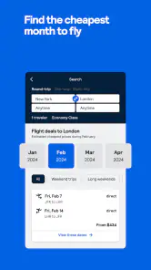 Skyscanner Flights Hotels Cars screenshot