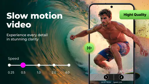 Slow motion video fast&slow mo screenshot