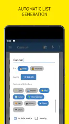 SmartPack - packing lists screenshot
