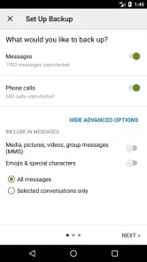 SMS Backup & Restore Pro screenshot