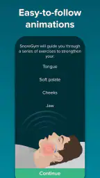 SnoreGym : Reduce Your Snoring screenshot