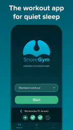 SnoreGym : Reduce Your Snoring screenshot