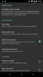 SoundWire Full-Audio Streaming screenshot