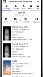 Space Launch Schedule screenshot