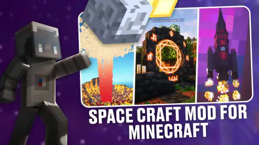 Space Rocket Mod for Minecraft screenshot