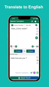 Spanish English Translator screenshot