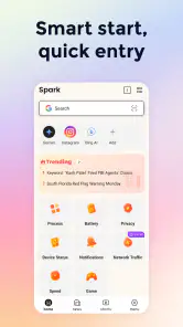 Spark · Safe & Speedy Browser screenshot