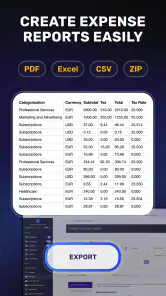 SparkReceipt: Expense Scanner screenshot