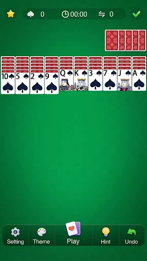 Spider Solitaire screenshot