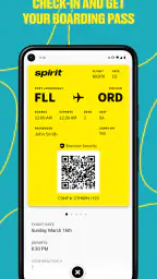 Spirit Airlines screenshot
