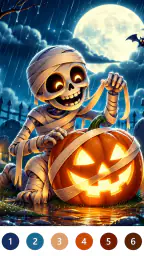 Spooky Halloween Coloring Book screenshot