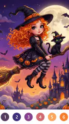 Spooky Halloween Coloring Book screenshot
