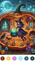 Spooky Halloween Coloring Book screenshot