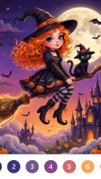 Spooky Halloween Coloring Book screenshot