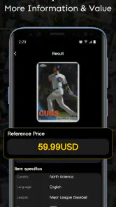 Sports Card Value Identifier screenshot