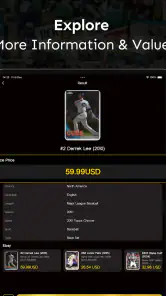 Sports Card Value Identifier screenshot