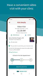 Stanford Health Care MyHealth screenshot