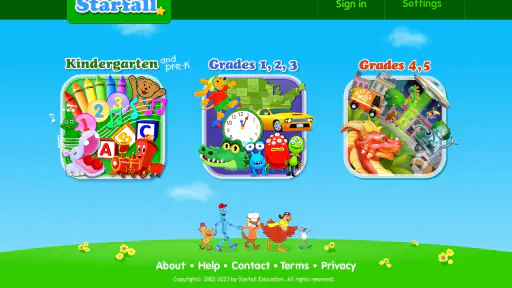 Starfall screenshot