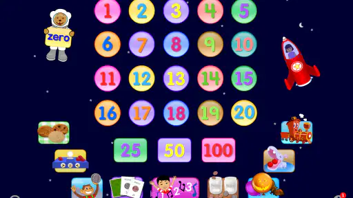 Starfall Numbers screenshot