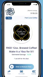 Starving Student Card App screenshot