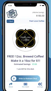 Starving Student Card App screenshot