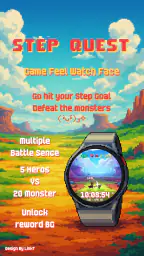 Step Quest Watch Face screenshot