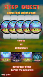 Step Quest Watch Face screenshot