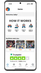 StorageTreasures Auction App screenshot