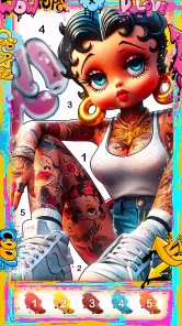 Street Art-Color by number screenshot