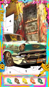 Street Art-Color by number screenshot