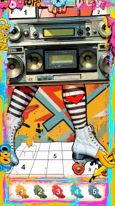 Street Art-Color by number screenshot