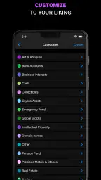 Sumio: Net Worth Tracker screenshot