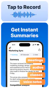 Summary - AI Note Taker screenshot