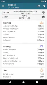 Sun Position: Sunrise/set PRO screenshot