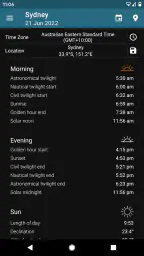 Sun Position: Sunrise/set PRO screenshot
