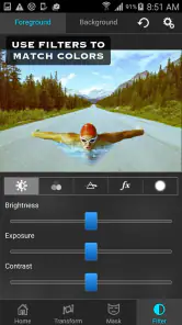 Superimpose screenshot