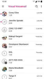 T-Mobile Visual Voicemail screenshot