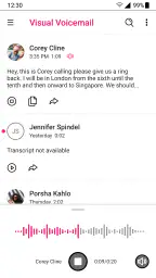 T-Mobile Visual Voicemail screenshot