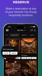 Tao Group Hospitality Rewards screenshot