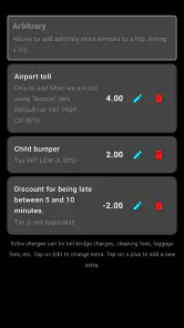 Taximeter. GPS taxi cab meter. screenshot