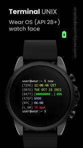 Terminal Watch face screenshot