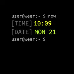 Terminal Watch face screenshot