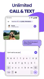 TextNum: Call + Text for Now！ screenshot