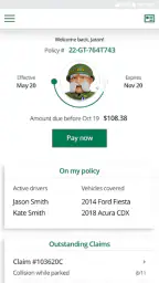 The General® Auto Insurance screenshot