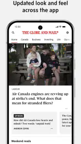 The Globe and Mail screenshot