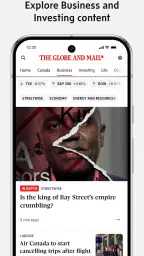 The Globe and Mail screenshot