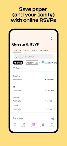 The Knot Wedding Planner screenshot