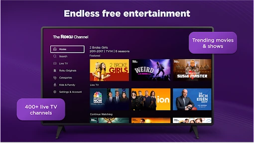 The Roku Channel screenshot
