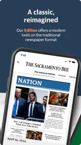 Sacramento Bee Newspaper screenshot