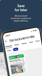 Sacramento Bee Newspaper screenshot